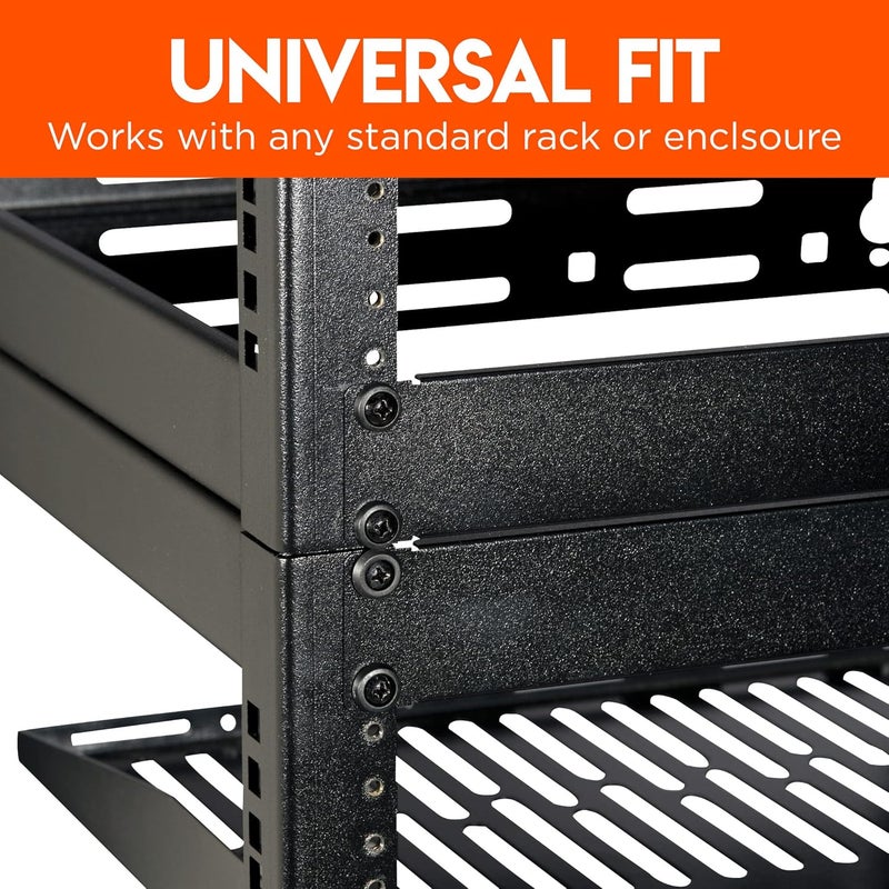 ECHOGEAR Rack Mount Screws 100 Pack - 10/32 Steel Screws with Attached Nylon Washers & Pilot Point Heads - Made to Use with Network Racks, Enclosures, & Cabinets - Image 5